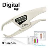 Adipômetro Digital Dg+ Branco ( 3 Funções ) Physical Test 2.98 - Prime med