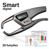 Adipômetro Digital Smart Cinza ( 29 Funções ) Physical Test 8.0 - Prime med