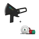 Adipômetro / Plicômetro Clínico Avanutri Preto + Trena Antropométrica
