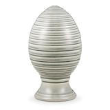 Adorno Cinza Craquelado 12,5 X 21,5 Cm - Bencafil