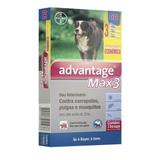 Advantage Max3 Bayer 4ml Câes Acima de 25kg Combo Leve 3 Pague 2