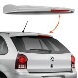Aerofólio Esportivo Gol G2 G3 G4 1995 a 2014 Prata 2 ou 4 Portas Com Brake Light 30 leds - Tg poli