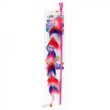 Afp varinha para gatos furry ball long fluff wand - vermelho - All for paws