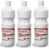 Água Oxigenada 10 Volumes 1 Litro Antisséptico - Rioquímica - 03 Unidades - Rioquimica