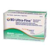 Agulha Descartável para Caneta Ultra Fine 4mm com 100 Unidades - BD - B.d