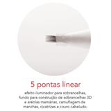 Agulha Mag 5 Pontas Linear Caixa com 10 unidades