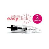 Agulha Mag Easy click 3 Pontas Fat - Dermomag