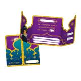 Aladdin Convite Aniversário c/8 - Regina