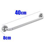 Alça de Apoio Banheiro Inox 40cm Barra Idoso Cadeirante Deficiente Acessibilidade - Ab midia