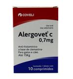 Alergovet C Antialérgico 0,7mg c/ 10 comprimidos - Coveli
