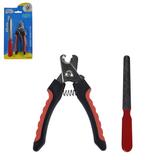 Alicate corte de unha para cachorro com lixa 12,5cm na cartela - Western pet