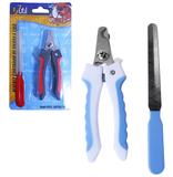 Alicate corte de unha para cachorro e gato com lixa cabo colors na cartela - Western