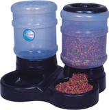 Alimentador Duplo Cães Grande Porte Comedouro 8 Kg Bebedouro 10 Litros - Ideal dog