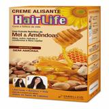 Alisante capilar hair life 160g mel e amêndoa - Sem marca