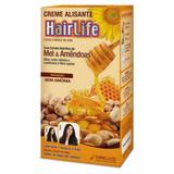 Alisante capilar hair life 160g mel e amêndoa - Sem marca
