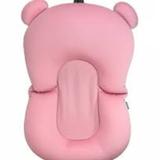 Almofada Boia Flutuadora Macia Rosa Para Banho Do Bebe Segurança Proteçao Tranquilidade Banho Banheira Buba Baby .