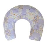 Almofada de Amamentação Lilás Estilo Retalho - Babykinha