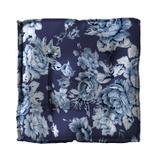 Almofada Futon Estampada 40cm Canvas Tecelagem Damata Floral Azul