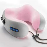 Almofada Massageador Pescoço Bateria Massagem USB Anti Estresse Relaxante Infra Vermelho - Ab midia