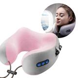 Almofada Massageadora Massagem Pescoço Bateria USB Relaxante Anti Estresse Infra Vermelho - Ideal