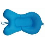 Almofada para Banheira de Banho do Bebê Azul Sapeka Kids