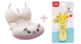 Almofada Para Banho para Bebê Gata Babypil Com Termômetro D'água - Baby pil
