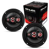 Alto Falante 6 Polegadas 160W RMS Quadriaxial 4 Ohms Bobina Simples Shutt SH608 Grafite Par