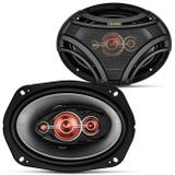 Alto Falante Bomber 6x9" 250W RMS 4 Ohms Quadriaxial Grade Preta Par