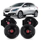 Alto Falante Onix 13 A 19 Cobalt 12 A 19 Spin 13 A 19 Foxer 6" 200W RMS Triaxial Original Kit KF.056