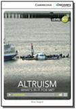 Altruism - whats in it for me book with online acs - Cambridge