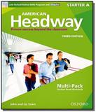 American headway starter a multipack with online d - Oxford
