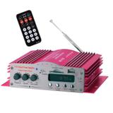 Amplificador Kinter MA200 4CH 4 canais Início Car HIFI Potência de Áudio MP3 com Controle Remoto USB SD MMC DVD - Thata esportes
