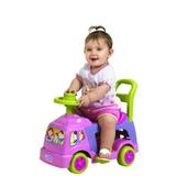 Andador 4 em 1 rosa magic toys