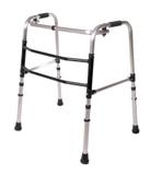 Andador Aluminio Idoso Adulto Fixo Dobrável + Super Brinde - Ortropox