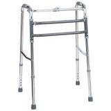 Andador Articulado E Fixo Aluminio Prata Dellamed
