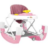 Andador Balanco 8 Rodas Regulav. Rosa - Styll baby
