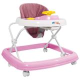 Andador Bebe Infantil Musical Menina Rosa Styll Baby