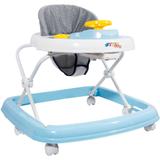 Andador Branco e Azul Styll Baby
