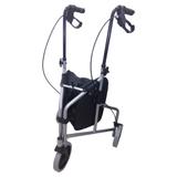 Andador Com 3 Rodas Aluminio Prata Mobil
