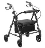 Andador Com 4 Rodas Aluminio Prata Mobil