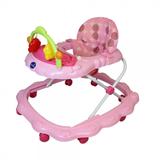 Andador De Bebê Musical Hoop Com Brinquedos Color Baby Rosa