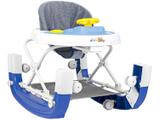 Andador e Balanço Regulavel Sonoro 8 Rodas Styll Baby Azul - Styllbaby