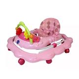 Andador Musical Hoop com Brinquedos Rosa Color Baby