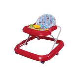 Andador para Bebê Infantil Didático Toy Até 15Kg Com Regulagem de Altura - Vermelho - Tutti baby