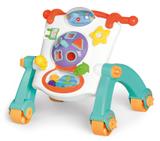 Andador para Bebê Mesa Infantil Didático 3 Em 1 - Calesita