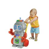 Andador Robô Vermelho Com Luz e Atividades Magic Toys 1016