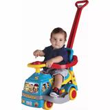 Andador Super Bichos Azul Menino Com Aro Totoca Magic Toys