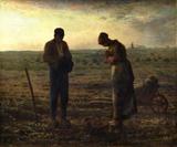 Angelus - Jean-François Millet - Tela 30x36 Para Quadro - Santhatela
