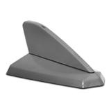 Antena Automotiva Tubarão Shark Prata Universal Decorativa - Serauto