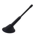 Antena Decorativa de Teto Haste Curta Preta Uso Universal Carro - Estamparia paulista peças e acessórios automotivos